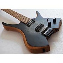 NKguitar ファンドフレット ヘッドレスギター Amazon.com: 2024 NKGuitar Fanned frets 6 Strings Headless
